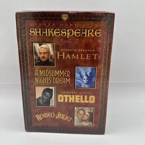 NEW DVDS-SHAKESPEARE COLLECTION-HAMLET- MIDSUMMER-‎ ROMEO- OTHELLO